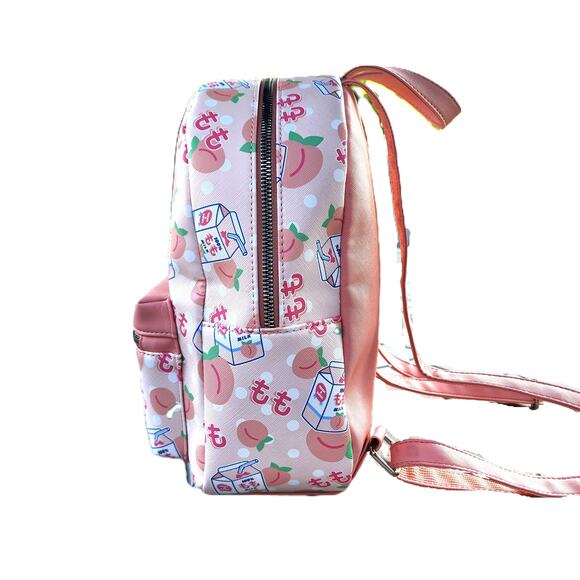 BioWorld Pastel Peach Milk Mini PVC Backpack - Picture 13 of 14